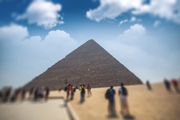  pyramids of Giza, in Egypt.