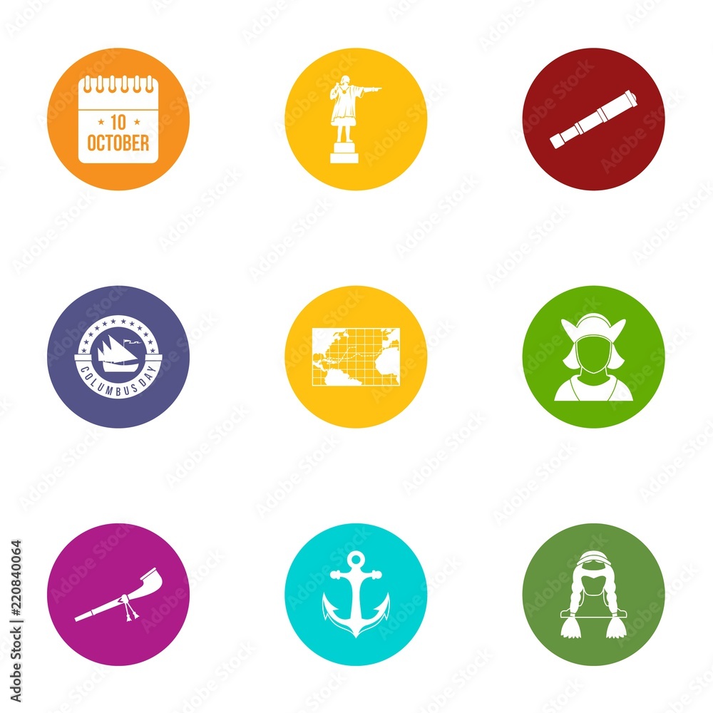 Aufkleber liberation icons set. flat set of 9 liberation vector icons for web isolated on white background