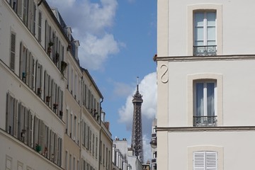 Fototapeta na wymiar Rue Clouet Paris