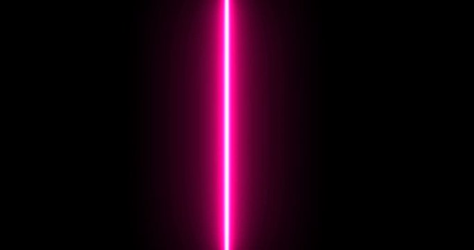 abstract multiple horizontal, vertical and oblique red and pink  laser line light led transition movement on black background, seamless loop ready
