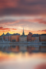 Naklejka premium Stockholm, Sweden cityscape