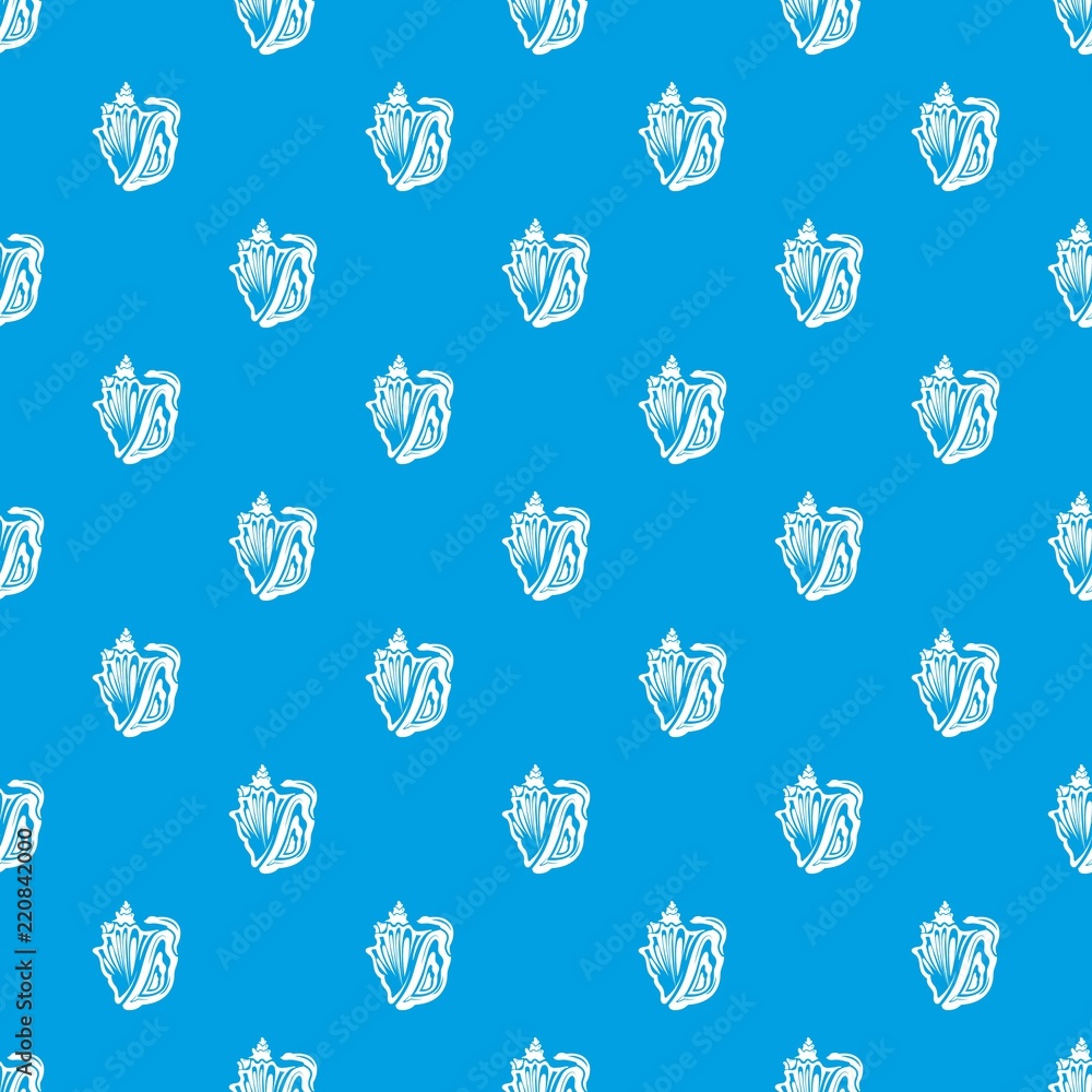 Poster rapan pattern vector seamless blue repeat for any use