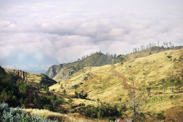 Fototapeta na wymiar beautiful view over the mountains, Madeira Island, Portugal