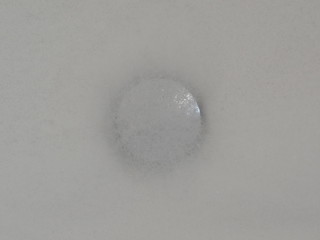 Bubbles in an empty bath