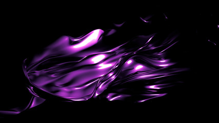 Fototapeta na wymiar Stylish elegant black, purple background. 3d illustration, 3d rendering.