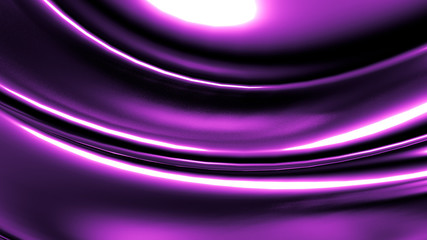 Stylish elegant black, purple background. 3d illustration, 3d rendering.