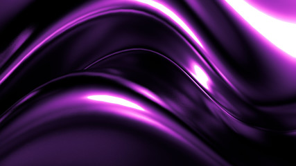 Stylish elegant black, purple background. 3d illustration, 3d rendering.