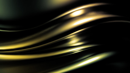 Beautiful green background. 3d illustration, 3d rendering.