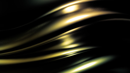 Beautiful green background. 3d illustration, 3d rendering.