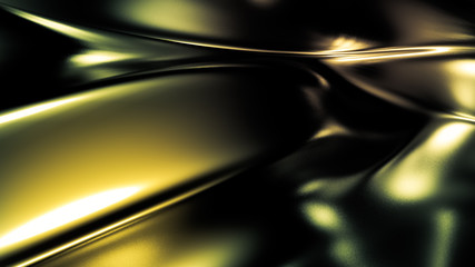 Beautiful green background. 3d illustration, 3d rendering.