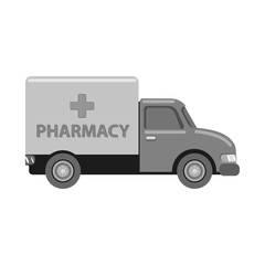 Vector design of pharmacy and hospital sign. Collection of pharmacy and business stock vector illustration.