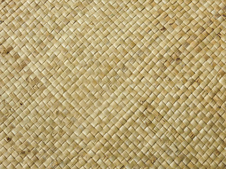 Woven Flat Mat Natural Background