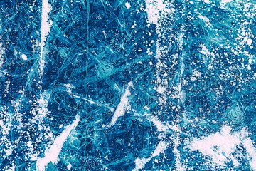 Scratches on natural ice, texture