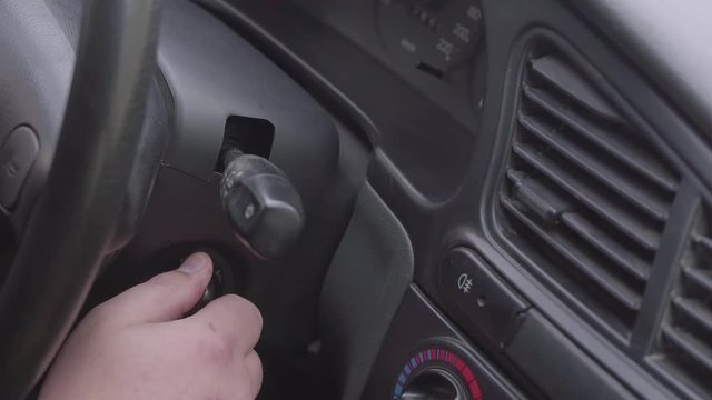 turn key in the ignition