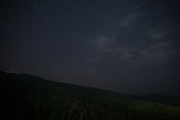 Obraz na płótnie Canvas star in the night sky