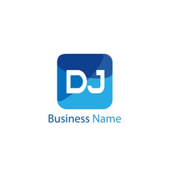 Initial Letter DJ Logo Template Design