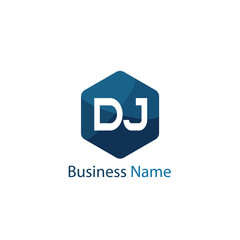 Obraz premium Initial Letter DJ Logo Template Design
