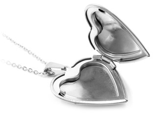 Stainless steel jewelery. Heart pendant.
