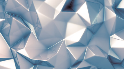 Stylish gray crystal background..3d illustration, 3d rendering.