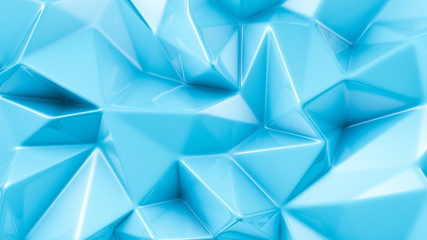 Fototapeta na wymiar Blue crystal background..3d illustration, 3d rendering.