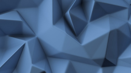 Blue crystal background..3d illustration, 3d rendering.