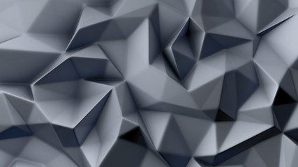 Stylish gray crystal background..3d illustration, 3d rendering.