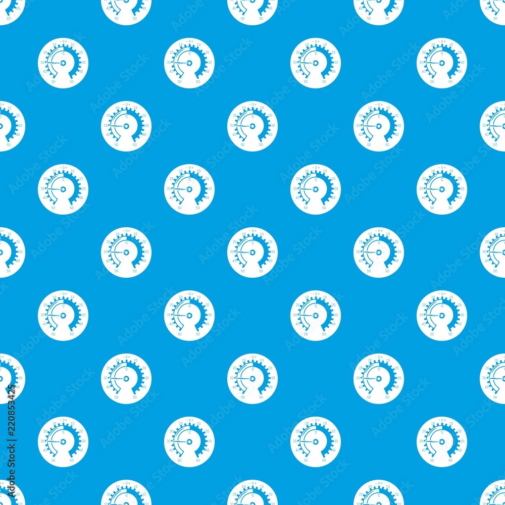 Poster barometer pattern vector seamless blue repeat for any use