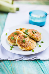 Pancakes from courgettes