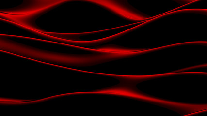 Luxurious red drapery fabric background. 3d illustration, 3d rendering.