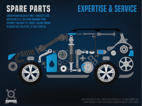 Spare Parts Car Poster