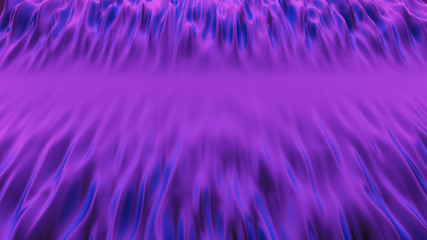 Luxury purple drapery fabric background. 3d illustration, 3d rendering.