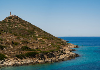 Lighthouse is located on a high point of the island near the ruins of the ancient city of Knidos,...