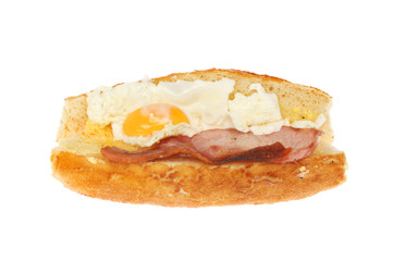 Egg and bacon roll