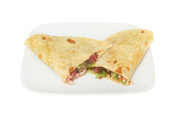 Piada on a plate