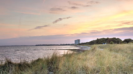 Sonnenuntergang auf Fehmarn an der Ostsee