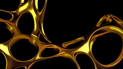 Abstract shape background. 3d illustration, 3d rendering.