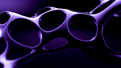 Abstract shape background. 3d illustration, 3d rendering.