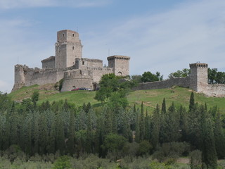 Fototapeta na wymiar Assisi - Rocca Maggiore