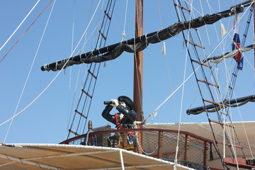 Sailboat In Blue Water