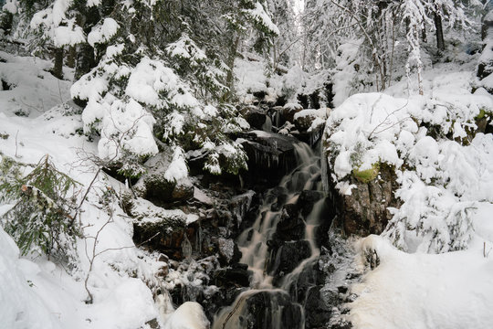 Icy waterfall