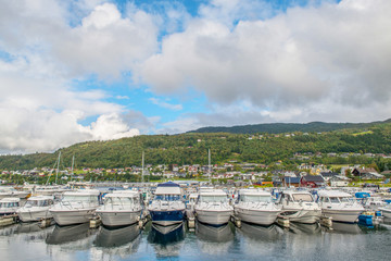 Fototapeta na wymiar Port in Norway