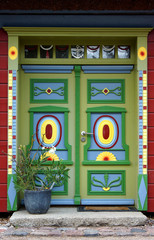 Typische Haust&uuml;r Dar&szlig;