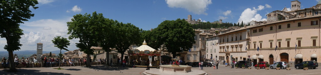 Obraz premium Assisi - basilica Santa Chiara