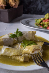 green enchiladas