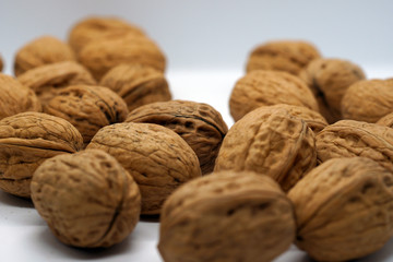trockene köstliche walnüsse