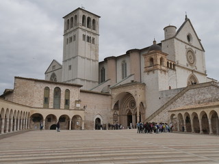 Fototapeta na wymiar Assisi - basilica di San Francesco