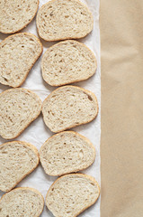 Bread with wheat bran