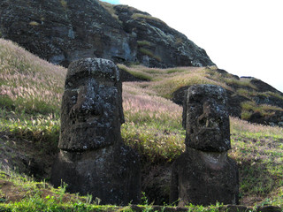 Eastern Island. Moais of Rapa Nui - Chile