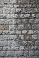 White Wall Background. Old Grungy Brick Wall Horizontal Texture. Brickwall Backdrop. Stonewall Wallpaper. Vintage Wall