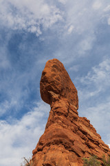 Fototapeta na wymiar Scenic Balanced Rock in Arches National Park Utah